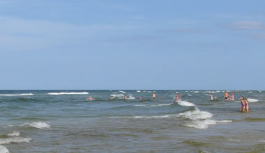 nad morzem słońce i plaża